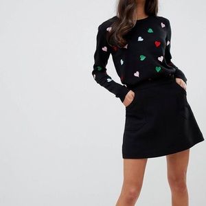 Hearts Sweater from ASOS! (Brand is Brave Soul)